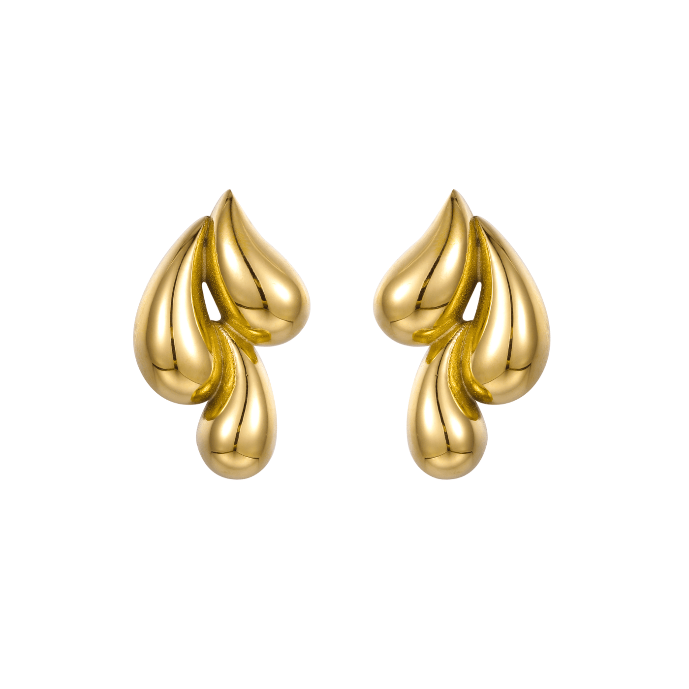 Goldene Tropfenohrringe mit zeitlosem Charme für Damen