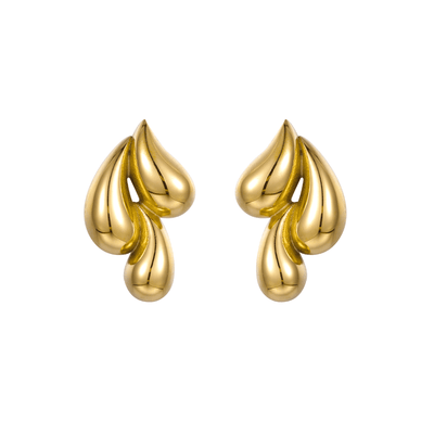 Goldene Tropfenohrringe mit zeitlosem Charme für Damen