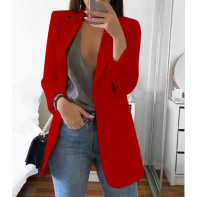 Formeller Langarm Blazer Für Damen | Arbeit