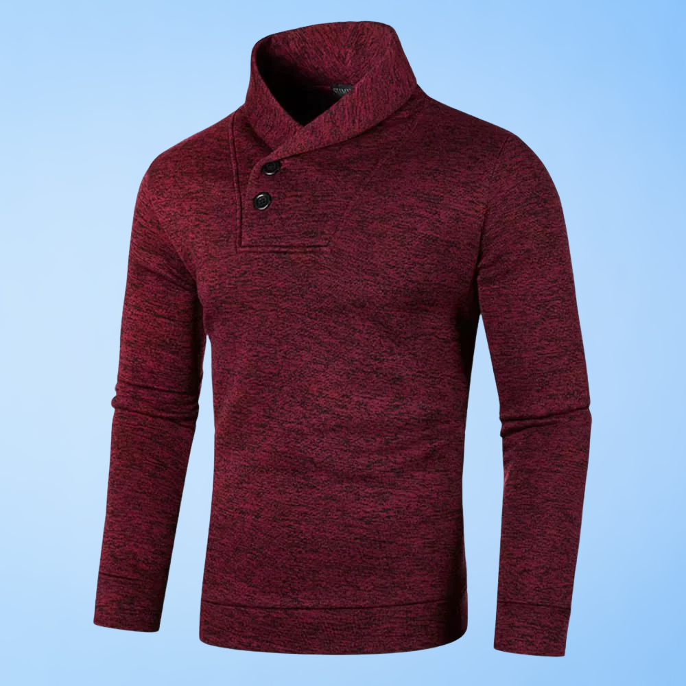 Nils | Pullover mit Schalkragen
