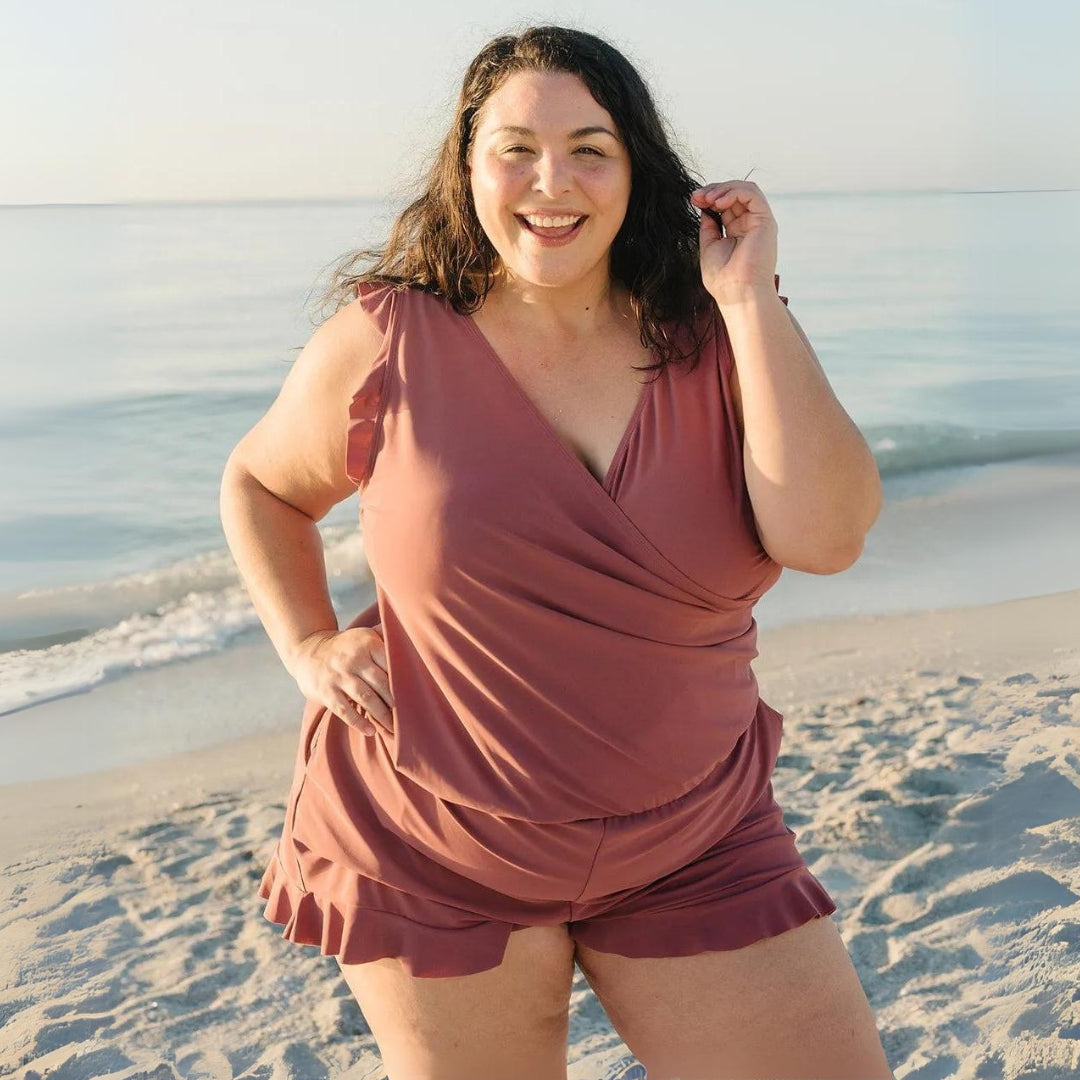 Keren® | Stilvoller Badeanzug mit integriertem BH