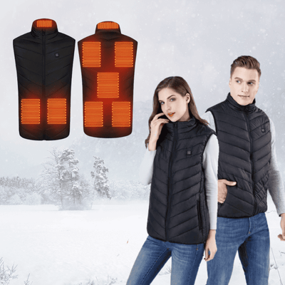 Unisex-Wärmende Weste mit einstellbarer Temperatur – Elektrische Winterjacke für Damen und Herren
