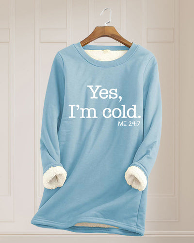 Warmer Pullover in lockerer Passform mit englischem Aufdruck für Frauen