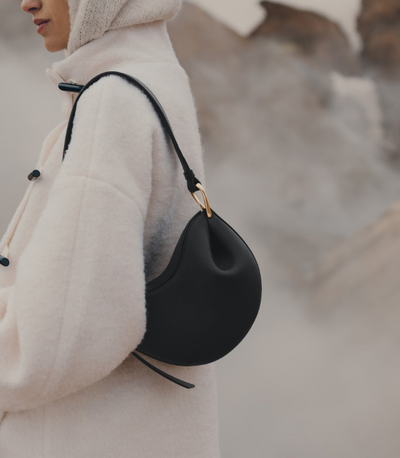 Tote Bag Damen Vegan – Große Schultertasche aus Kunstleder in Cognac