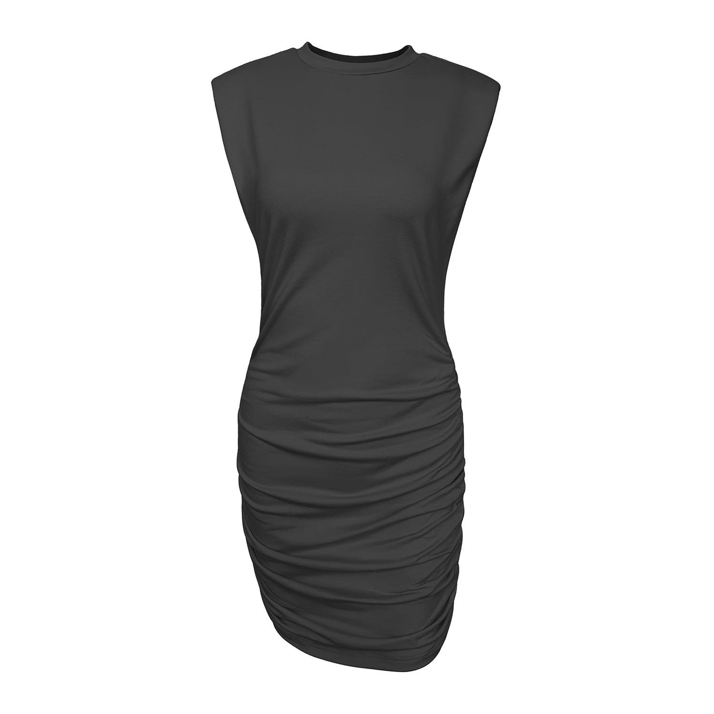 Midikleid mit hoher Taille und femininer Silhouette für Frauen