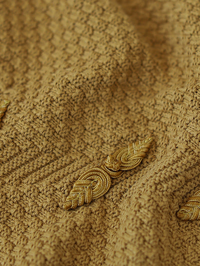 Lilwen | Damen Knopfleiste Strickweste Weste Pullover