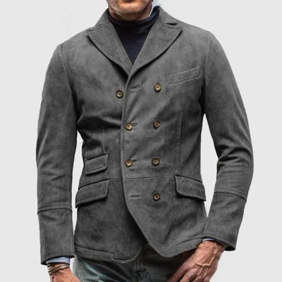 Zweireihiger Vintage-Blazer für Männer