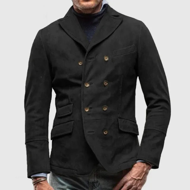 Zweireihiger Vintage-Blazer für Männer
