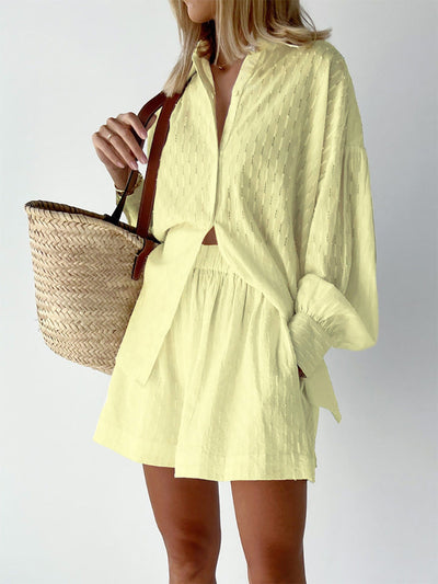 Pauline | Schickes Set aus Hemd und Shorts