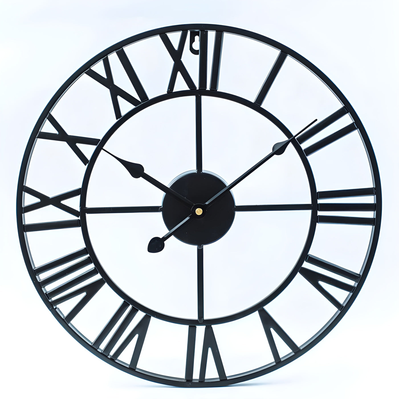 MetalFrame Clock – Moderne 3D Große Wanduhr