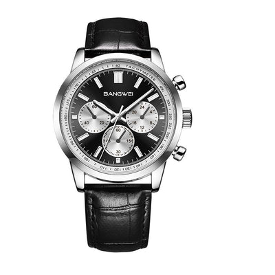 Alfred® | Militär Sport Casual Leder Quarz Uhr