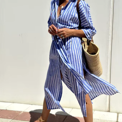 Karlotta – Das luftige Hemdblusenkleid für stilvolle Sommermomente