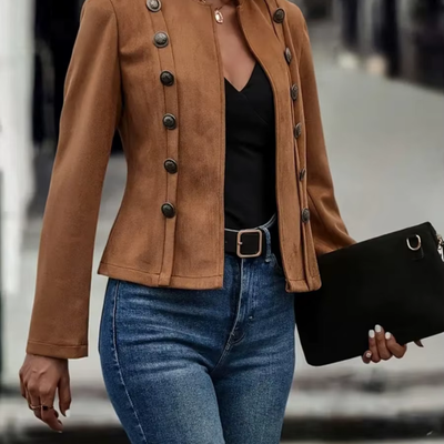 Edda – Die zeitlose Military-Jacke für einen stilvollen Auftritt