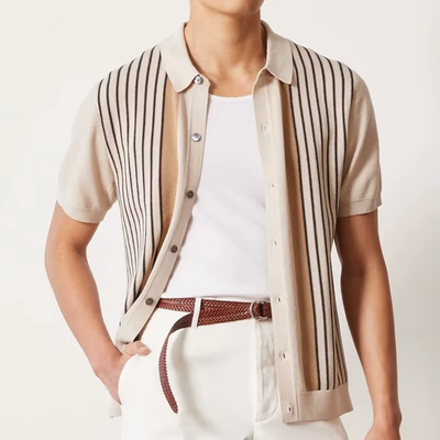 Billy – Die Retro-Strickhemd für stilvolle Sommermomente