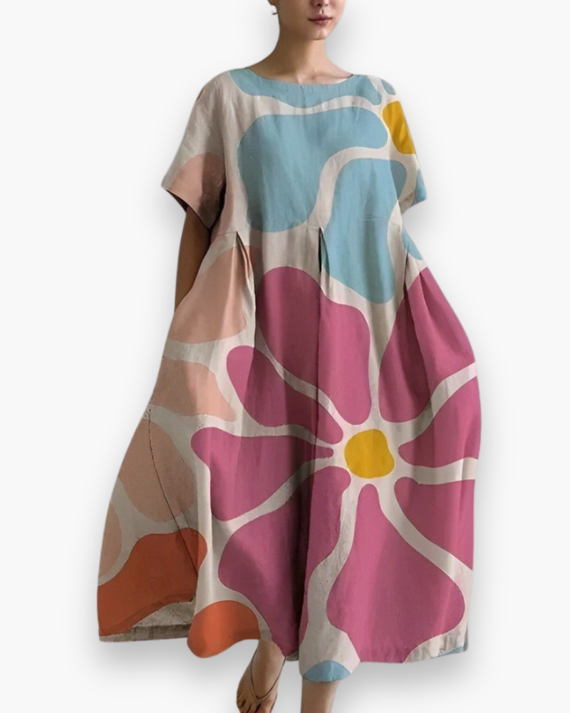 Damen Stylish Bedrucktes Kleid | Casual