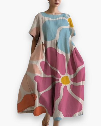 Damen Stylish Bedrucktes Kleid | Casual