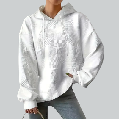 Gertrude - Winter-Hoodie mit Sternenmuster