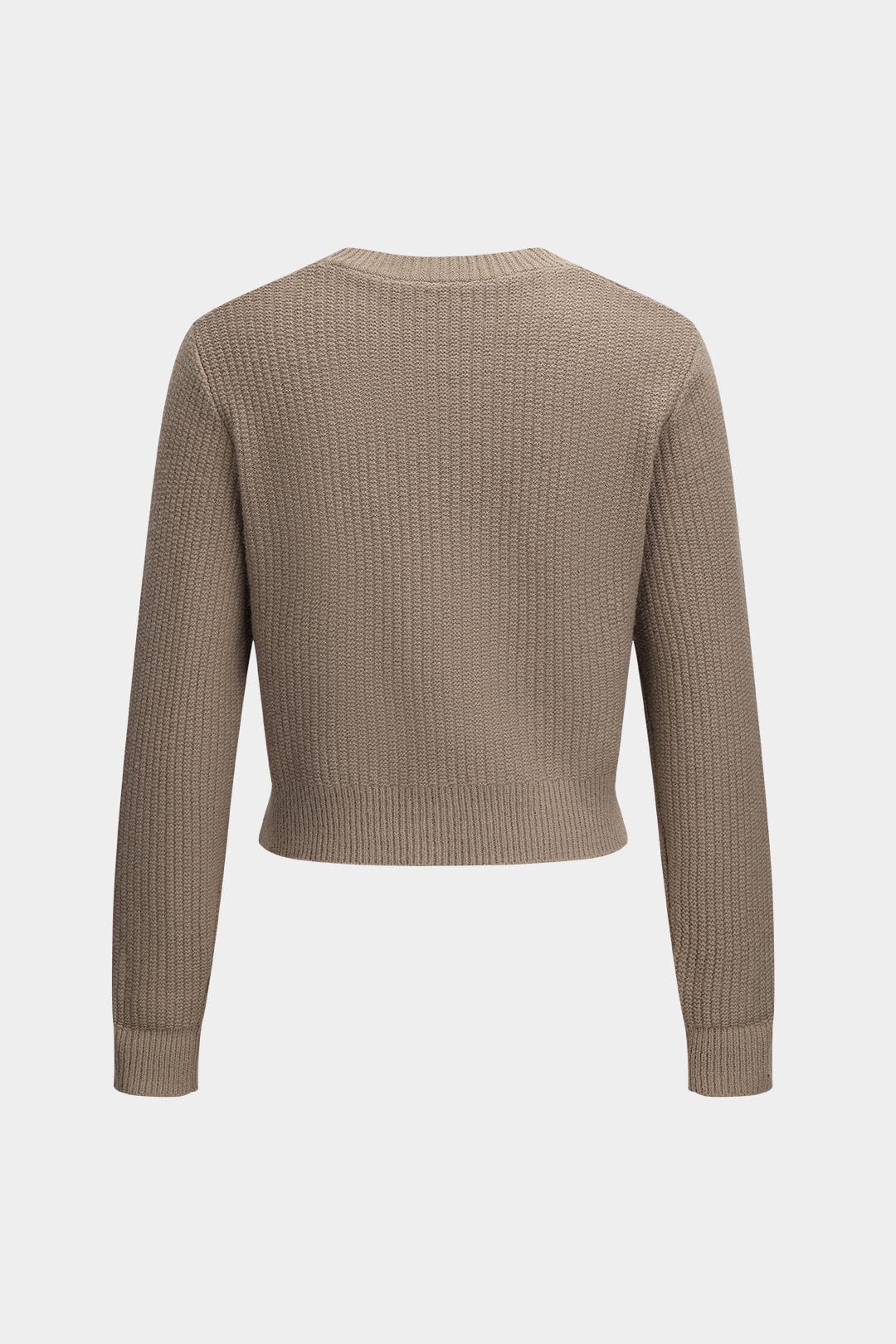 Christin | Stilvolles Strick-Dreiteiler-Set mit Cardigan, Crop-Top & Bleistiftrock