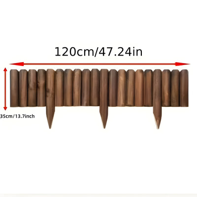 GroveScape - Dekorative Holz Außenbereich Gardeneinfassung Grenze