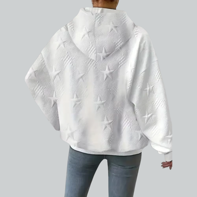 Gertrude - Winter-Hoodie mit Sternenmuster