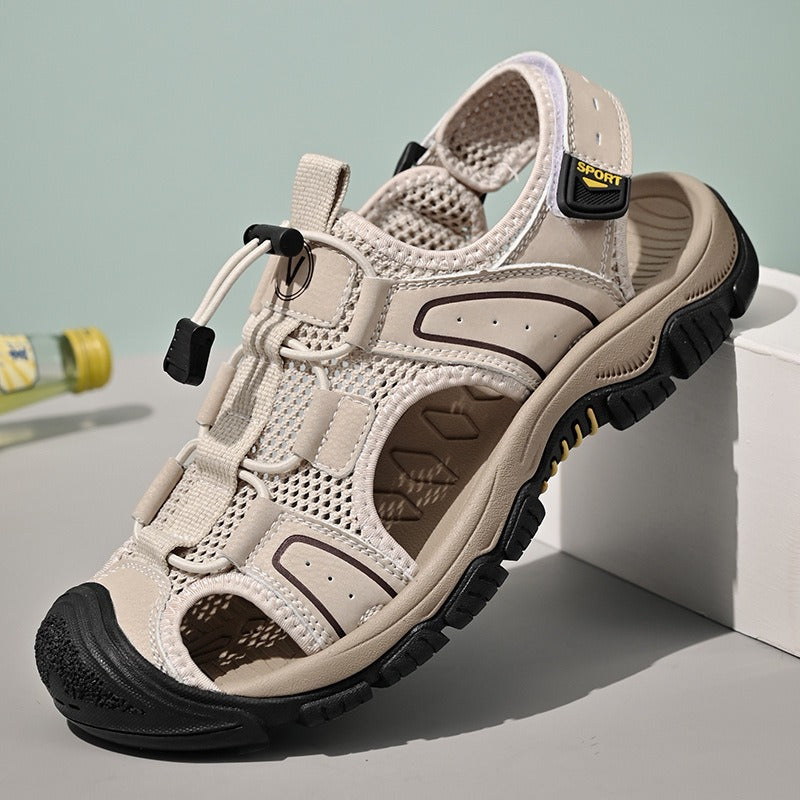 Herren-Trekking-Sandalen aus atmungsaktivem Mesh mit rutschfester Sohle - Dario