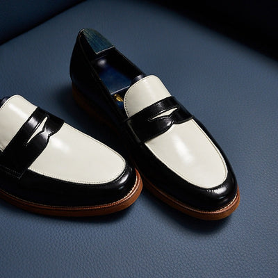 Klassische braune Herren-Slipper aus echtem Leder - Whitmore