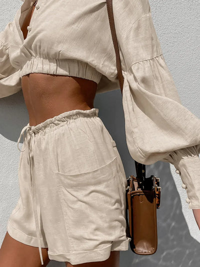 Yaiza - Minimalistischer Stil Zweiteiliges Set