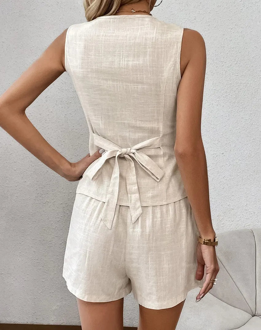 Raquel - Boho Casual Shorts Set