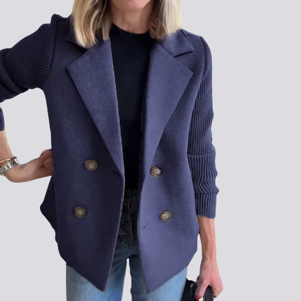 Milane - Eleganter Blazer mit Strickärmeln