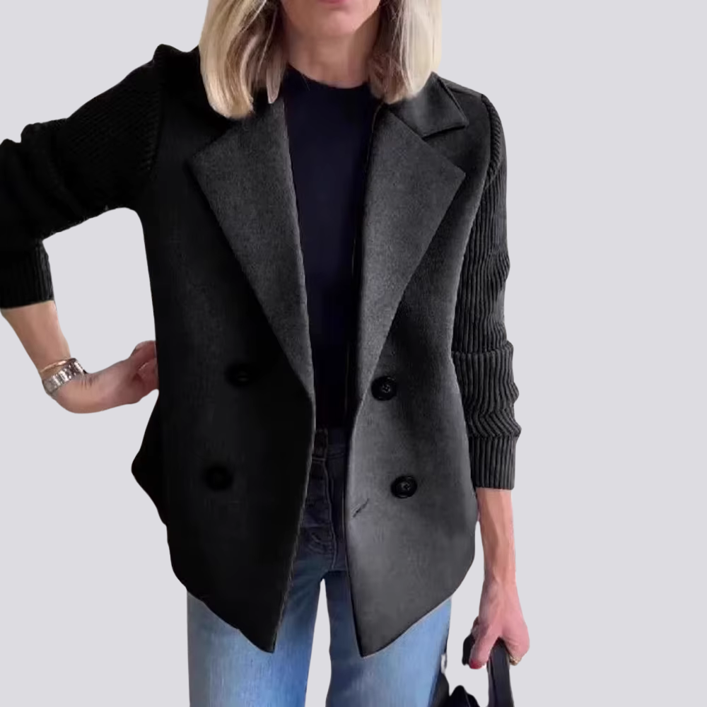 Milane - Eleganter Blazer mit Strickärmeln