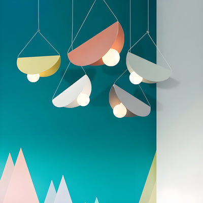 SparkLite Light - Folded Metal Pendant Ceiling Light