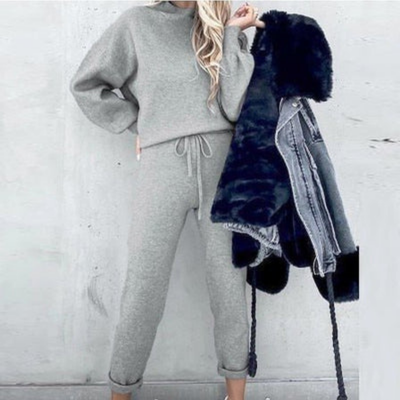 LEAI - Zweiteiliges Lounge-Set in Creme – Komfort trifft Chic