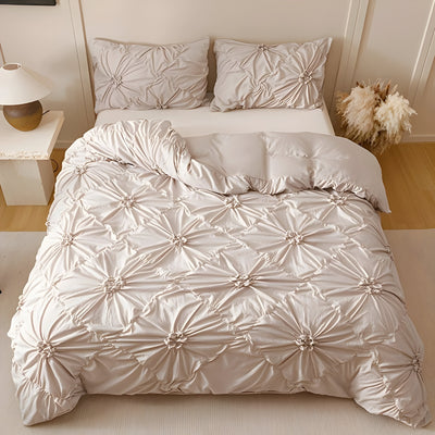 DiamondLuxe Duvet Set - Luxuriöse Diamantmuster Bettwäsche