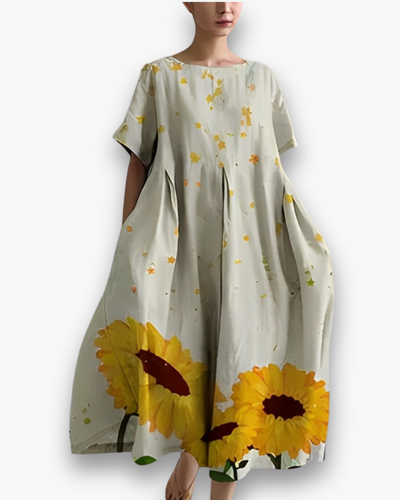 Damen Stylish Bedrucktes Kleid | Casual