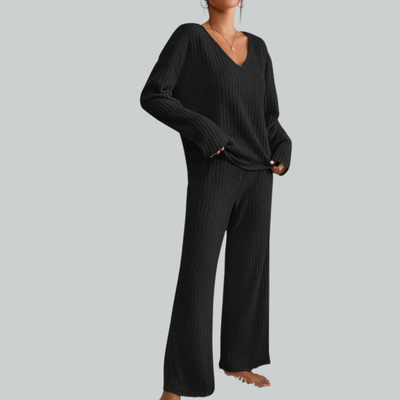 MAIA - Zweiteiliges Strick-Set – Kuscheligkeit in ihrer elegantesten Form