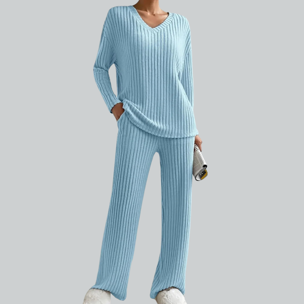 MAIA - Zweiteiliges Strick-Set – Kuscheligkeit in ihrer elegantesten Form