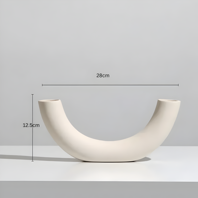 ClayHaven Vase - Moderne Keramische Blumenvase