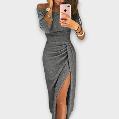 Lore®️ - Elegantes Off-Shoulder Kleid