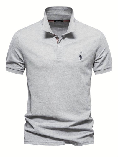 Noah | Slim Fit Klassisches Poloshirt mit sportlichem Kragen-Detail