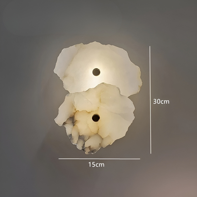 MarbleGleam Light - Luxuriöse Marmor-LED-Wandleuchte