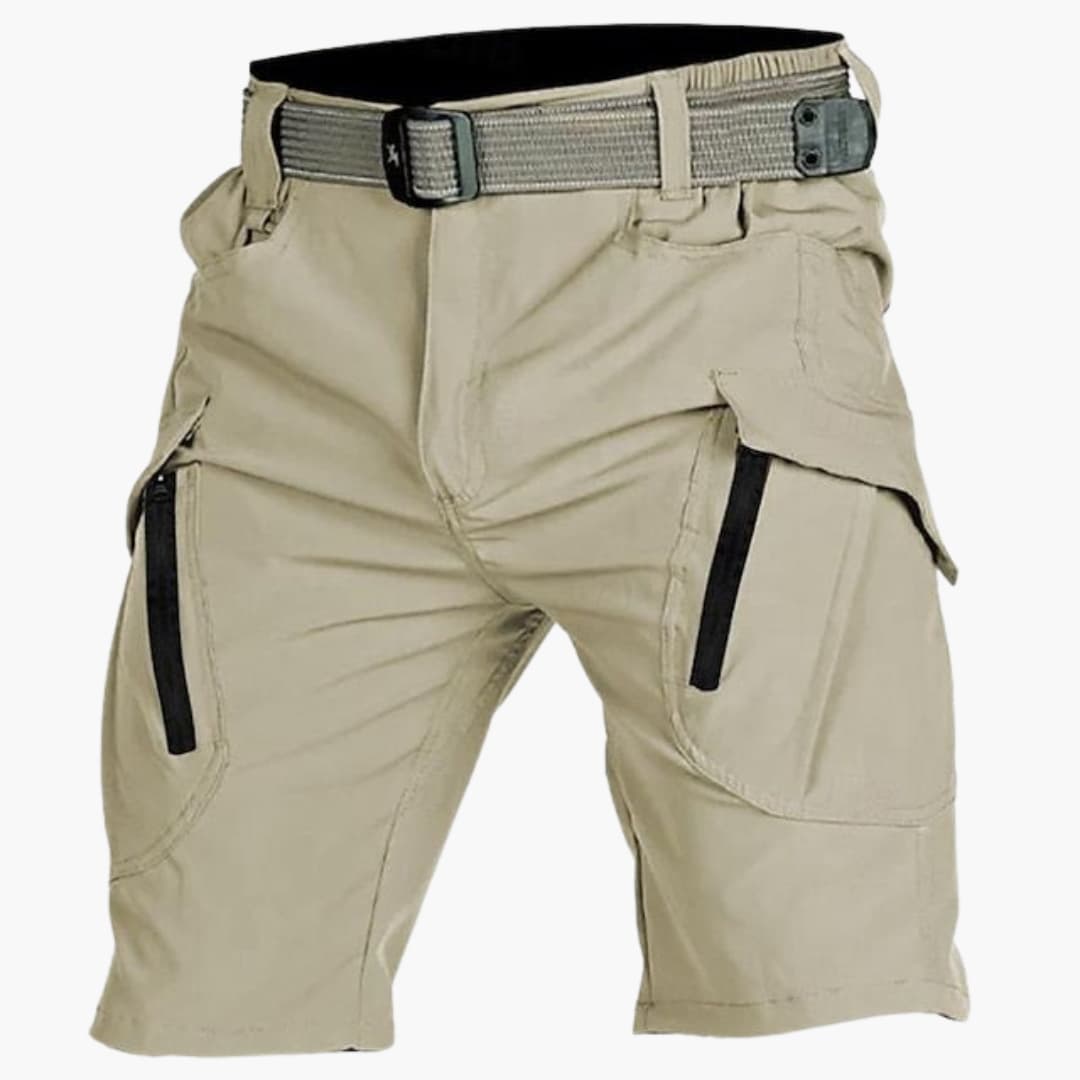 Herren Tactical Sommershorts mit Cargotaschen und Gürtel