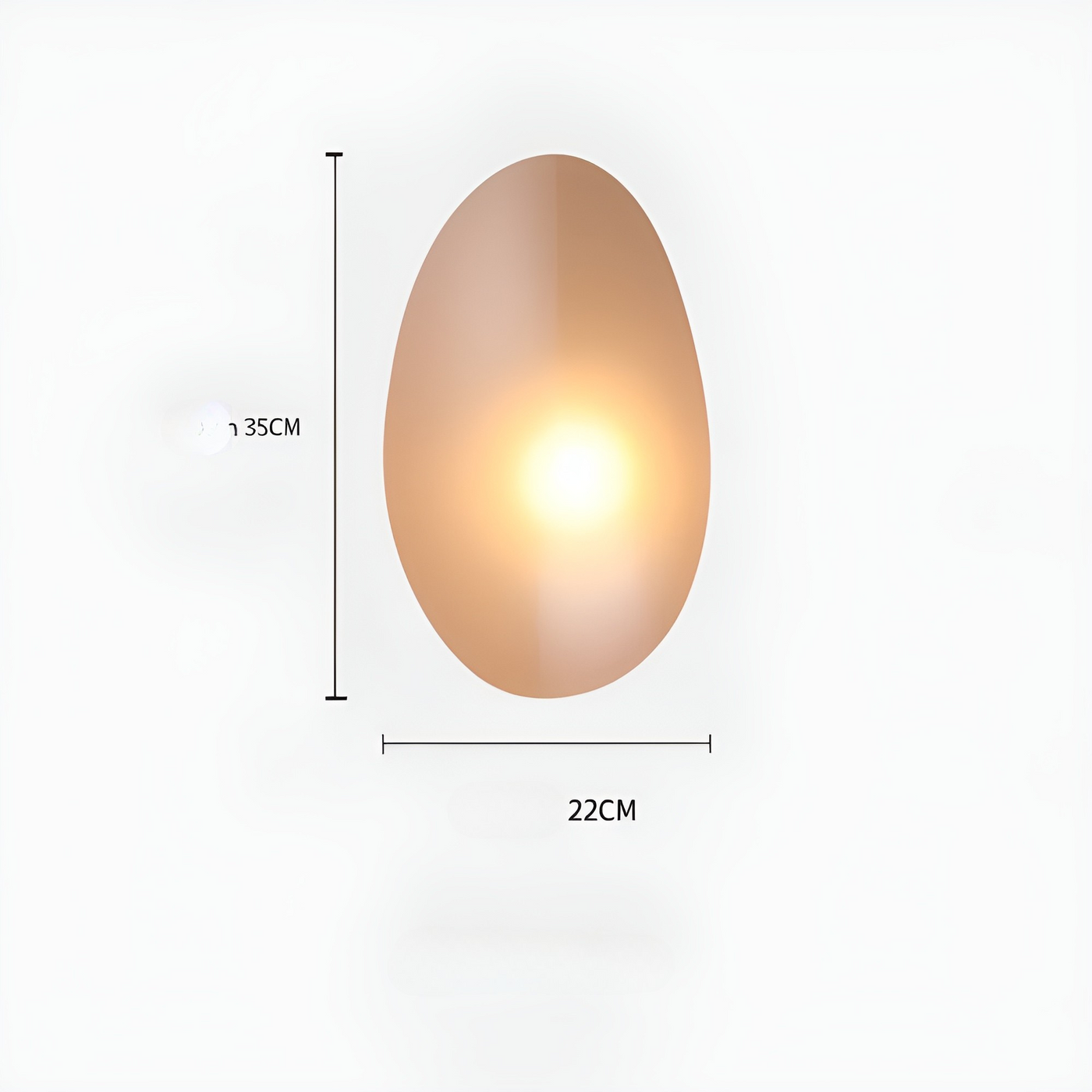 LumePebble Light – Nordische Kieselstein-Style LED-Wandleuchte