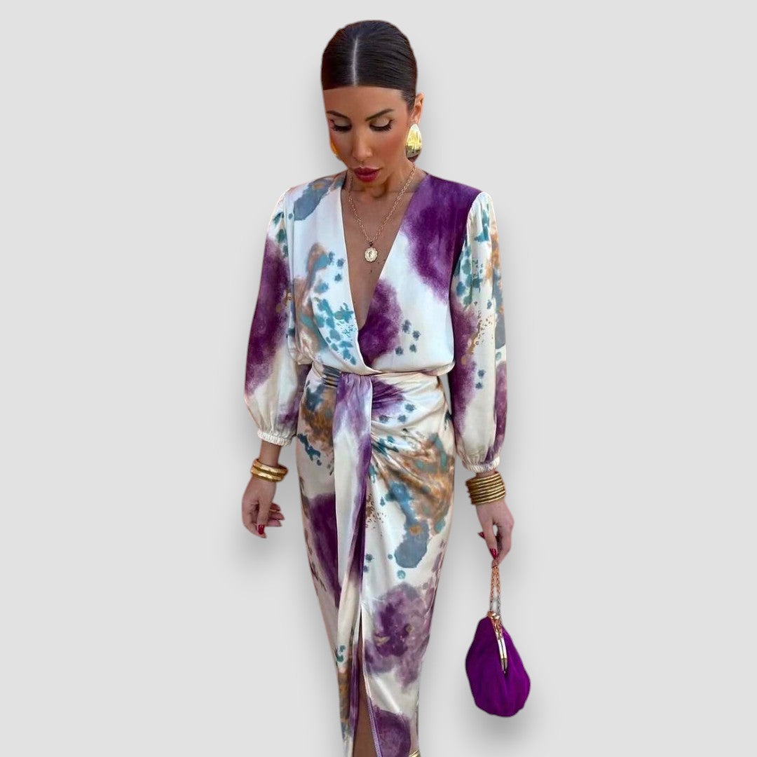 Frieda™ | Elegantes Kleid mit V-Ausschnitt