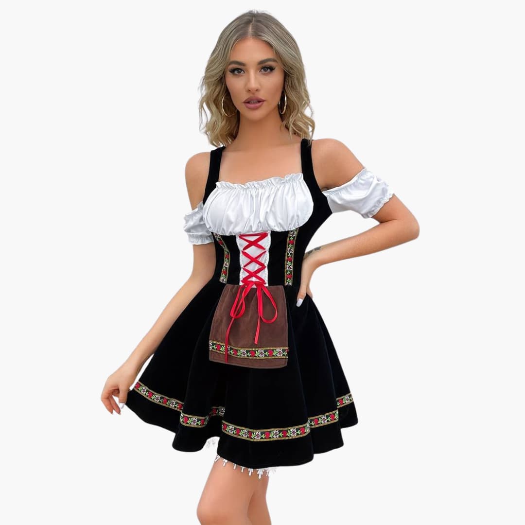 Kurzes Dirndl Kostüm für Damen - Oktoberfest 2025