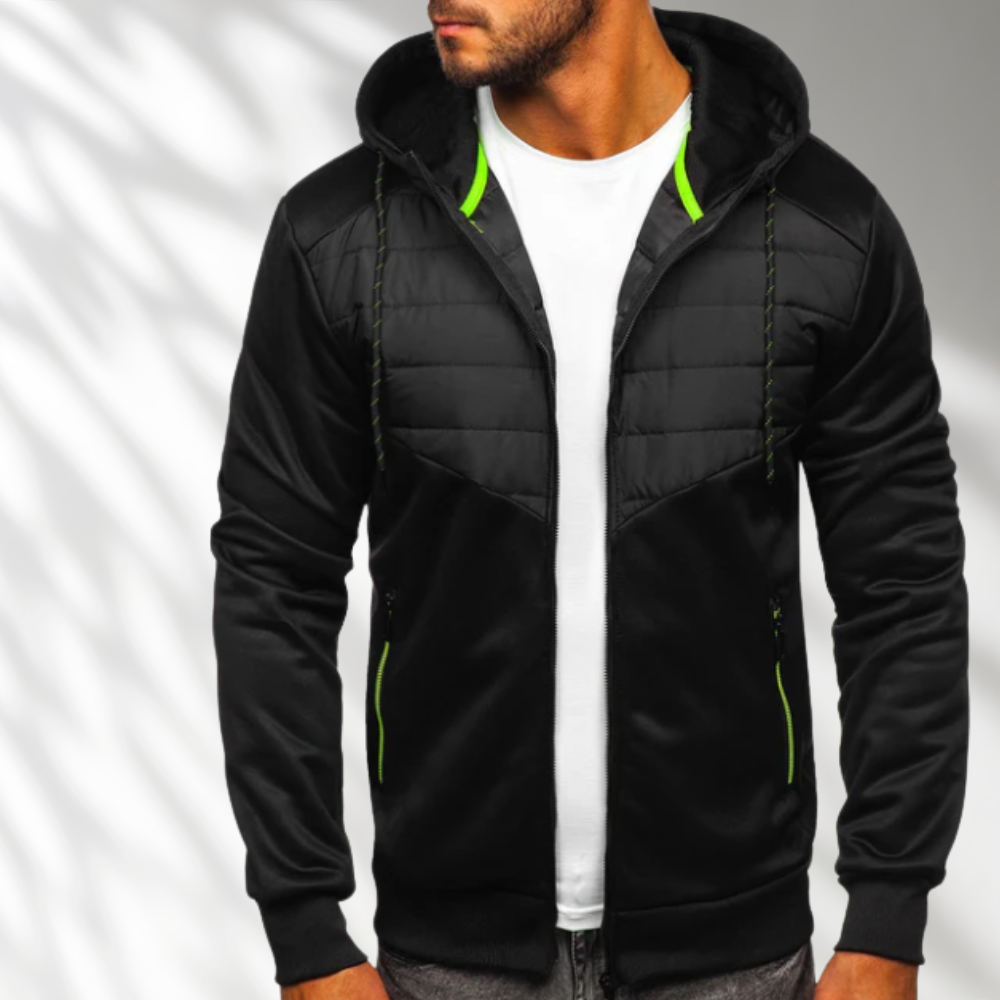 Lenard - Hybrid-Kapuzenjacke