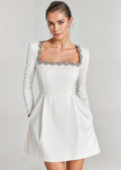 Brandt & Belle | Elegantes Samt-Minikleid