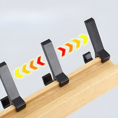 HookFlex Rack - Wandmontierter Beweglicher Bambus-Hakenständer