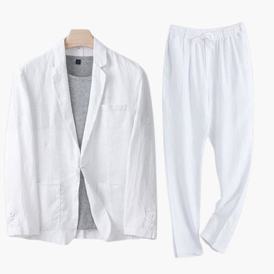 Herren Anzugset mit Blazer und Hose für Frühling Sommer