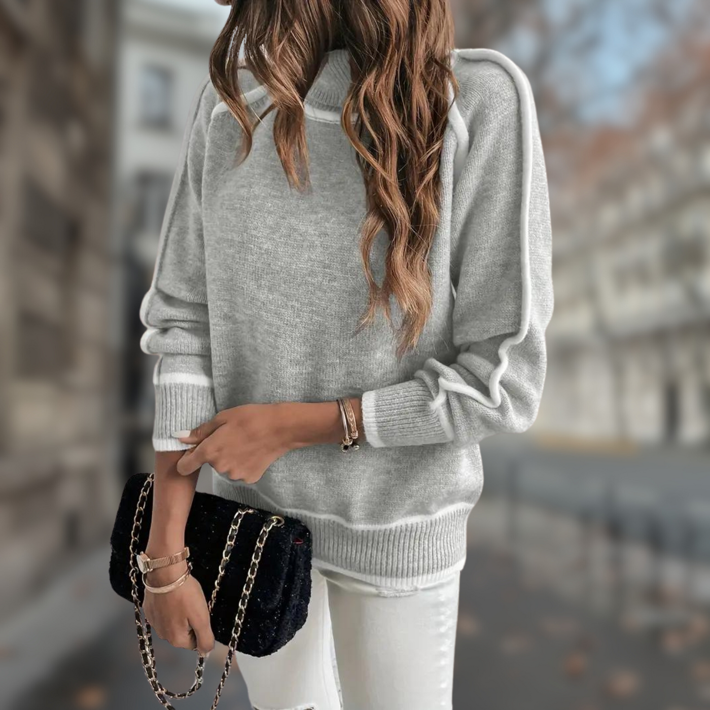 Clara | Warmer Rollkragenpullover für kalte Tage