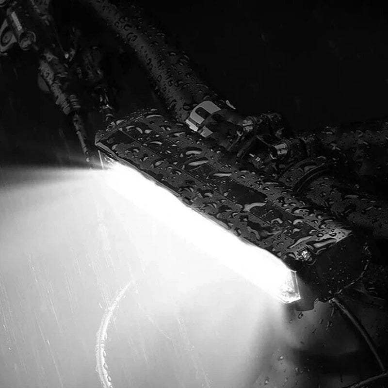 GlowSecure USB wiederaufladbare LED-Radlampe – Wasserdicht und ultrahelles Sicherheitslicht